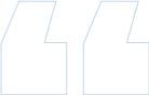 Blue outlined double opening quotation mark symbol on a transparent background.